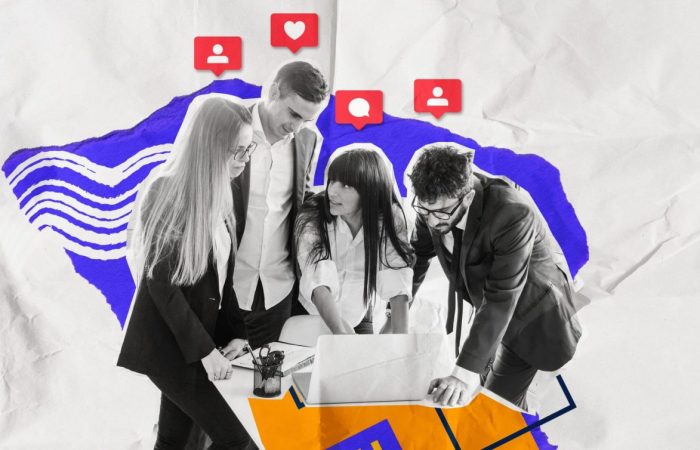 social-media-concept-composition